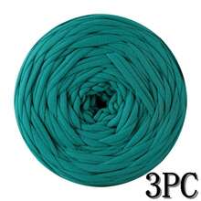 1/3 Pcs T-Shirt Yarn, Woven Fabric Knitted Yarn, Used For Crocheting And Knitting Bags, Cushions, Dolls, Handicraft Crochet Projects - Multicolor - View 62