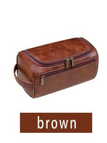 PU Leather Waterproof Cosmetic Bag, Multi-Function Travel Storage Bag,Lightweight Toiletries Cosmetic Bag, Cosmetic Storage Bag, Large Capacity Makeup Bag,Handheld Cosmetic Storage Bag, Hanging Travel Storage Bag ,Travel Essentials, Cruise Essentials, Dormitory Essentials, Valentine's Day Gifts, Wedding Bridesmaid Gifts, Birthday Gifts, Friends And Teacher Gifts, Mom Gifts, Christmas Gifts, Halloween Gifts