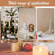 German Christmas Water Transfer Stickers – For DIY Candles, Glass & Ceramic Decor | Holiday Furniture Decals With Traditional Designs - Multicolor - View 4