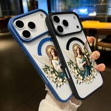 Kompatibel mit iPhone 17 Pro Max Air 16 16e 15 Plus 14 13 12 11 XS Max XR X Lily Angel Muster Stoßfest Kratzfest Anti-Gelbfärbung Transparente Modische Bunte Smartphone Hülle Geschenk, iPhone Hülle, Blumenmuster Hülle, Transparente Ästhetik, Langlebiges Spritzgussverfahren, UV-bedrucktes Kunstwerk, Stilvoller Autobesitzer, Technologie-Zubehör-Enthusiast - Grün - Übersicht 8