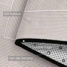 1 Pieza Alfombra de área grande y lujosa con diseño geométrico, lavable a máquina, antideslizante, diseño abstracto vintage en beige y blanco, perfecta para la decoración de la sala de estar, dormitorio, oficina o cafetería - Estilo 1 - Ver 10