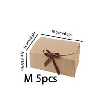 10pcs/5pcs/2pcs - White/Black/Pink/Brown Gift Box With Lid, Gift Box With Ribbon For Bridesmaid Proposal Box, Gift Box For Wedding, Birthday Gift, Shower Party And Other Parties, Valentine's Day Gifts, Valentine Day,Packaging, Birthday, DIY Making, Beauty Storage BOX,Graduation Gift Packaging, Wedding Party Decoration Box