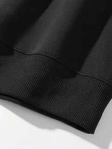 Y2K Gothic Punk Flaming Skulls Biker Grunge  Black Graphic Hooded Sweatshirt, Skulls Shirt, Unisex Hooded Sweatshirt, Gift For Men - Black - View 6