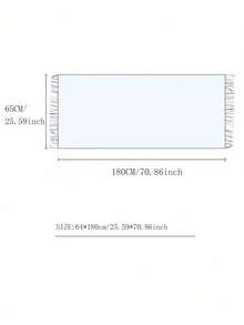 1条女士绿色复古格子休闲奢华仿羊绒围巾 - 超级柔软、保暖舒适、无弹力、防寒、优雅流苏饰边，适合秋冬季节，时尚披肩 - 彩色 - 查看 5