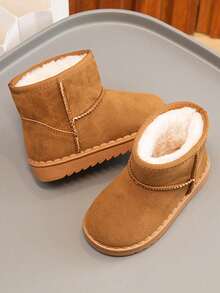 1 Pair Kids Snow Boots, Children's Boots, Infant Boots, 2025 New Winter Season, Boys & Girls, Warm Thermal Lining, Thick & Padded