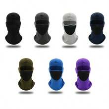 Cycling Face Mask, Outdoor Sports Hat, Spring And Autumn Breathable Dustproof Hood, Windproof Helmet Liner, Customized Text Logo - A - View 4