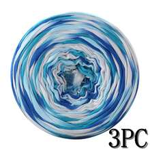 1/3 Pcs T-Shirt Yarn, Woven Fabric Knitted Yarn, Used For Crocheting And Knitting Bags, Cushions, Dolls, Handicraft Crochet Projects - Multicolor - View 163