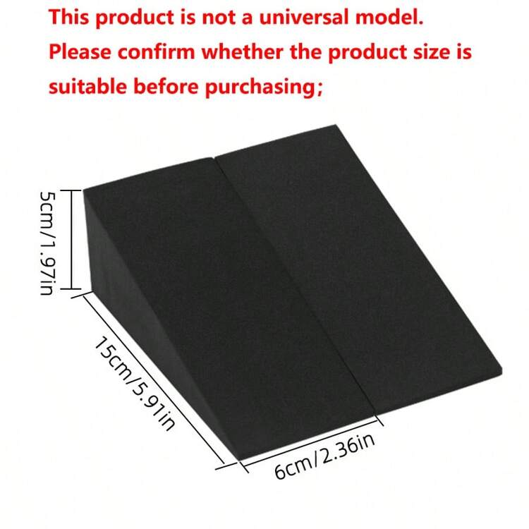 2 件可调节深蹲楔和小腿拉伸斜板 - 三角式瑜伽砖，用于增强稳定性训练、腿部力量和平衡 - 耐用的黑色健身器材，用于举重、腿部康复和深度拉伸，具有光滑的表面、坚固的结构、训练辅助工具，专为健身而设计。 - 彩色 - 查看 12