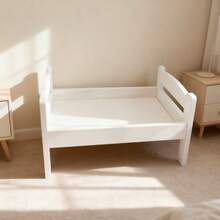 新生儿摄影道具木床，复古风格婴儿床，适合100天庆祝，可拆卸婴儿摄影工作室配件，迎婴派对礼物，婴儿房装饰