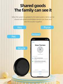 AirTag Alternative Global Locator, GPS Tracker, Pet Anti-Lost Device, Car Locator, Remote Precise Tracking, One-Touch Calling, Long-Lasting Battery, IP67 Waterproof, GPS Tracker Compatible With "Find My Global" Platform, Suitable For Elderly, Kids, Pets, Cars, Keys, Bags, Anti-Lost Reminder & Tracking (IOS Only)