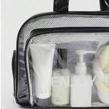 Túi bơi di động Unisex, Túi đựng đồ và đồ trang điểm dung tích lớn, Túi thể thao và tập thể dục, Túi đi biển phân loại ướt và khô, Thiết kế ngăn đựng giày riêng biệt giúp túi gọn gàng, Cấu trúc nhiều lớp để cất giữ thuận tiện - màu đen - Xem 3
