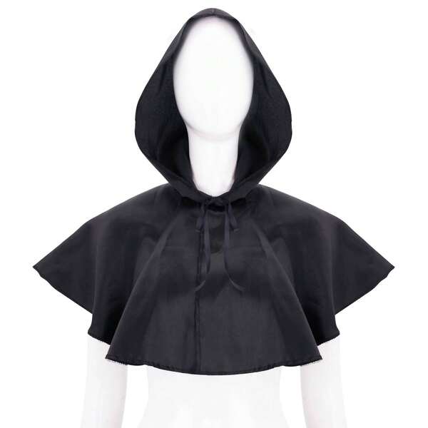 Unisex Medieval Style Hooded Cloak Cape, Suitable For Halloween, Carnival, Christmas Party, Witch Costume, Stage Performance, Cosplay Accessories
