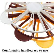 Cake Portion Cutter Cake Portion Marker Round Cake Slicer Double Sided Cake Portion Marker 10 Or 12 Pieces (White 26.8 Cm /10.6 In Diameter) - 白色 - 查看 9