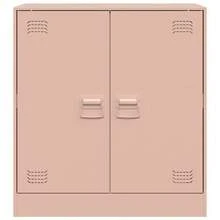 Sideboard Pink 67x39x73 Cm Steel - Pink - View 7