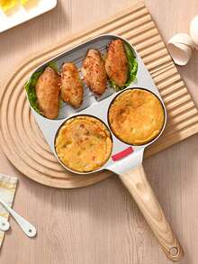 1 件厚鸡蛋香肠翅煎锅、温度计锅、早餐锅、烤盘 - 彩色 - 查看 2