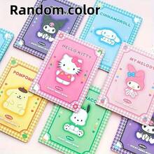 Ein Aufkleber-Notizbuch, ein süßes rechteckiges Papier-Notizbuch, geeignet für Büroartikel, lustige Tagebuchpläne und tägliche Organisation (Zufallsfarbe)