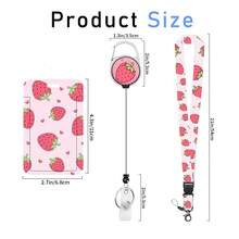 1 Conjunto (Clipe de Crachá + Cordão + Porta-Cartão) Porta-Crachá de Professor com Padrão de Flor Branca em Bottom Preto, Acessórios Casuais Personalizados para Assistente Médico, Carretel de Crachá de Enfermeira, Chaveiro Retrátil Durável, Porta-Cartão de Identificação Comercial Simples, Adequado para Escola, Trabalhadores de Escritório, Equipe Médica, Homens e Mulheres, Dia da Enfermeira, Presente do Dia do Professor - Margarida Preta