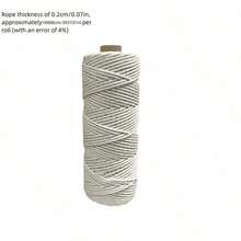 1 Peça, Capa de Corda para Estrutura de Escalada de Gato DIY, Múltiplas Cores para Escolher, Anti-Mordida, Corda Colorida, Adequado para Brinquedos de Estimação e Decoração Artesanal, Material Criativo Antiderrapante para Casa, Instalação Reforçada e Sem Ferramentas, Ferramenta de Moagem de Pata de Gato