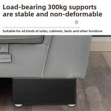 4 件耐用重型承重家具腿、金属柜腿、沙发腿、L 形简易家具腿、床头柜腿、电视柜脚、用于 DIY 家具五金支撑腿/替换腿