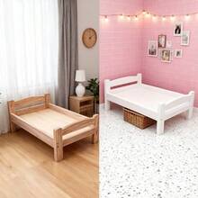 新生儿摄影道具木床，复古风格婴儿床，适合100天庆祝，可拆卸婴儿摄影工作室配件，迎婴派对礼物，婴儿房装饰