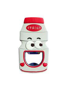 1 buc deschizător de sticle de bere din cauciuc moale, drăguț, - Gadget de bucătărie de vară, deschizător de sticle magnetic pentru frigider, ceașcă de ceai cu lapte