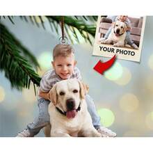 1/3pcs Personalized Photo Christmas Ornaments Custom 3" Acrylic With Any Photo/Text Hanging Tree Decorations Gift For 2024 Xmas Couples, Wedding, Graduation, Photo On Both Sides, Xmas Decoration, Multi-Functional, Ornamental, Reusable, Exquisite, Stylish, High-Quality, Colorful, Custom, Personalized, Ideal Gifts For Him, Ideal Gifts For Her, Boyfriend, Mom, Friends, Tea Room, Home, Garden, Office, For Valentine's Day, For Mother's Day, For Birthdays, For Father's Day, For Graduation, For Weddings, For Housewarming, Customized Home Decor Supplies, Home Room Decor Gifts,Office Decor,Elegant Living - Christmas Ornaments - View 7