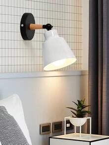 1pc Nordic Macaron Wall Lamp, Bedroom Bedside Lamp, Modern Minimalist Dining Room Hallway Staircase Living Room Lighting, Night Light - Small Macaron Wall Lamp - View 13