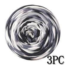 1/3 Pcs T-Shirt Yarn, Woven Fabric Knitted Yarn, Used For Crocheting And Knitting Bags, Cushions, Dolls, Handicraft Crochet Projects - Multicolor - View 37