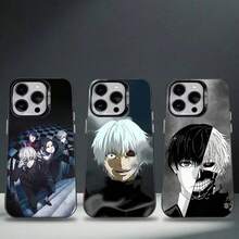 Funda de Teléfono Anime  para 17,16,15,14,13,12,11,Pro,Max,Plus,E Anti Caída Negra Mate Dura - z3 - Ver 1