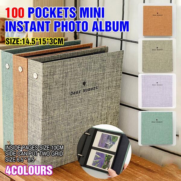 Aimall 100 Pockets Mini Instant Photo Album Book Picture Case For Fujifilm  Film