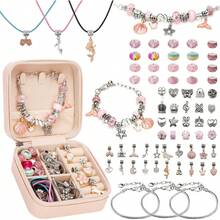 YRBOGJ 66PZAS Kit para Hacer Pulseras, Kit de Pulseras para Niña con Caja de Regalo y Bolsa Cosas para Hacer Pulseras, Adecuado para Cumpleaños, Regreso a Clases y Regalos del Día del Niño para niñas de 8 a 12 años. - 1 - Ver 7