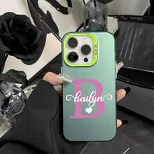 Customizable Matte Black Wedding Phone Case, Compatible With Apple XR, 11, 13, 14, 15 And 16 Pro Max. It Is Clear, Fashionable, Vibrant In Color, Cute, Minimalist, And Perfectly Matches Your Phone. It Is A Unique Personalized Gift For Friends, Girlfriends And Mothers.