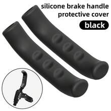 2pcs Mountain Bike Brake Protector Covers, Fixed Gear Bicycle Silicone Brake Lever Covers, Anti-Slip Handlebar Grips - Multicolor - View 9