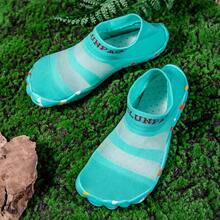 Giày đi nước cho cặp đôi thích hợp cho người đi chân trần, giày đi biển đế mềm dành cho nữ để bơi lội, lặn biển, dép sandal mùa hè nhanh khô ngoài trời, giày đi nước câu cá, giày lội nước thoáng khí chống trượt - Màu xanh bạc hà - Xem 3