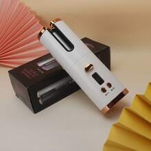 K·SKIN USB 可充电无线卷发器 - 轻松精准卷发，6 种加热和定时器设置，快速加热和自动关闭，无忧造型体验 - 淺灰紫 - 查看 9