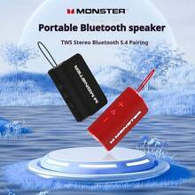Monster Altavoz Bluetooth portátil y resistente al agua Monster AirRock X902 para acampada y ciclismo (empaque en chino)