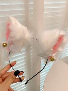 1 Piece Ear Hairband For Girls - Cat-Shaped Hairpin Headband Accessory