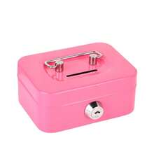 Portable Key Box Key Locker Home Shop Steel Money Box Security Cash Box Storage Hidden Coin Money Jewellery - Multicolor - View 7