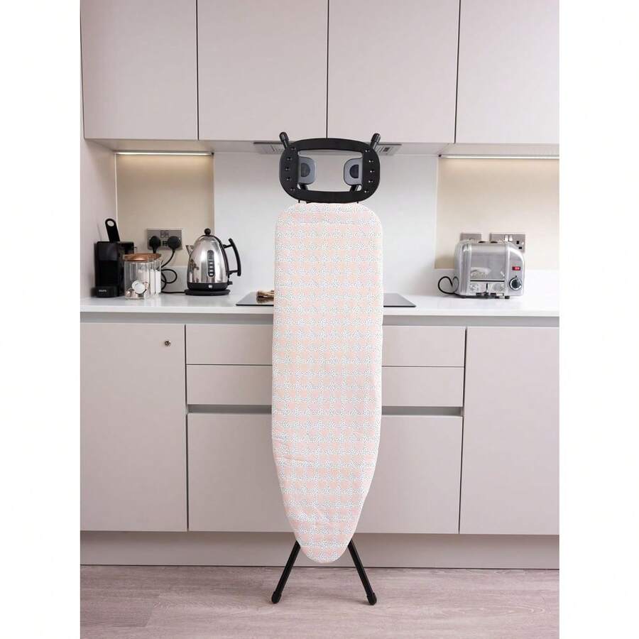 Large Ironing Board Replacement Cover With Drawstring, Fits Up To 123x39 Cm - 心型粉紅色 - 查看 1