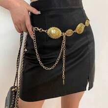 Chain Belts Retro Design Accessories Versatile Dress New Summer Antique High-End Belt - 金色 - 查看 4
