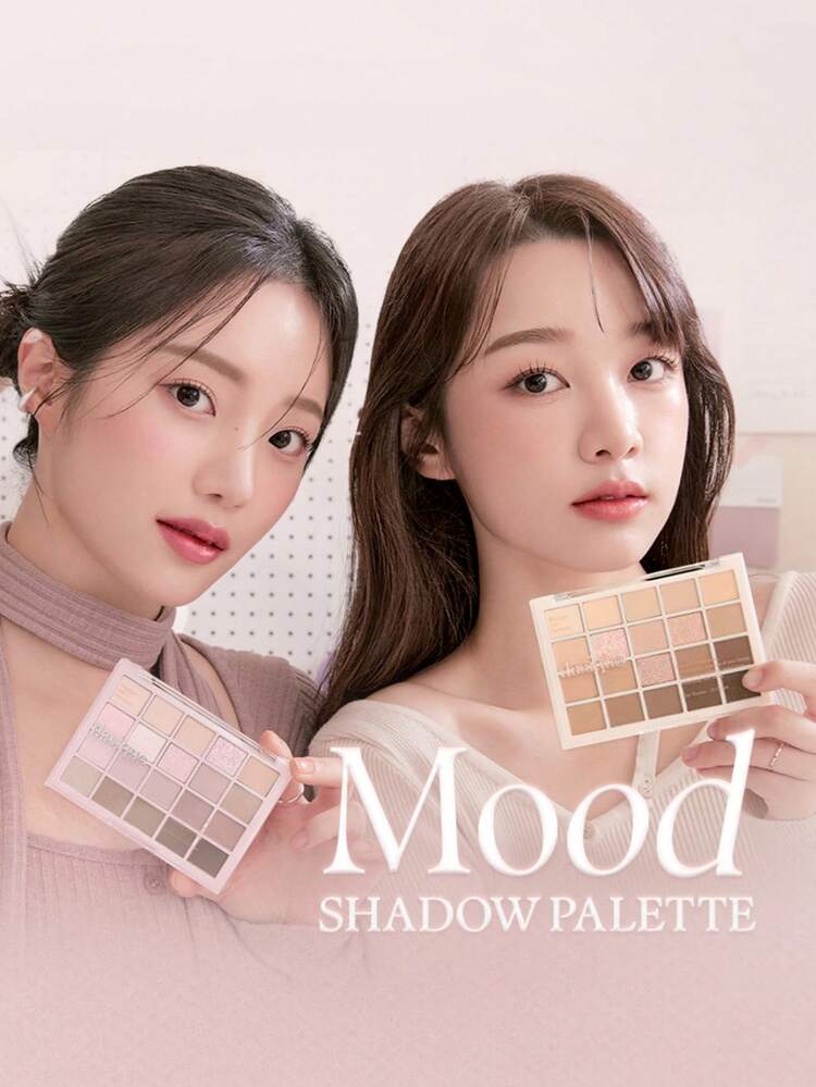 Dasique 20-Color Eyeshadow Palette, Long-Lasting Pigmentation, Easy To Apply, Smooth Blendable Formula, Cruelty-Free, Vegan, Holiday Essential, Rose Girl's Best Color Charm, Christmas Gift, Fashion Brand, Back To School Must-Have - #02 Cool Basic - 查看 10