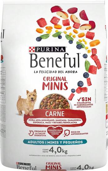 Beneful Sunrise Minis Carne Adulto Raza Peque?a 4 Kg, 1 Pouch