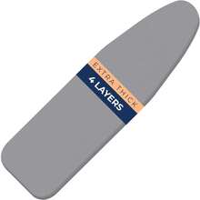 Timotech Funda para Tabla de Planchar y Almohadilla Extra Gruesa Acolchada de 4 Capas, Funda para Burro de Planchar, Cubierta de Tabla de Planchar y Resistente a Las Manchas - 1 - Ver 5