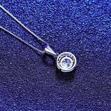 925 Silver Necklace 45cm With Round Light Point - Silver - View 3