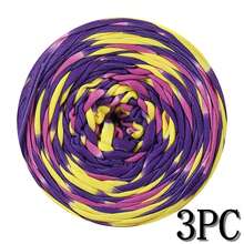 1/3 Pcs T-Shirt Yarn, Woven Fabric Knitted Yarn, Used For Crocheting And Knitting Bags, Cushions, Dolls, Handicraft Crochet Projects - Multicolor - View 21