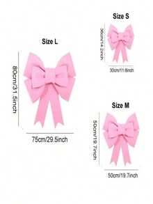 1 Bộ nơ hồng khổng lồ bằng chất liệu EVA dùng cho đám cưới, Giáng sinh, năm mới, đám cưới, sinh nhật - Vật liệu thủ công tự làm, thích hợp cho các lễ kỷ niệm ngày lễ và những dịp đặc biệt, trang trí tiệc sinh nhật, trang trí Giáng sinh, vật dụng tiệc tùng, trang trí sân vườn, trang trí sân vườn ngoài trời, trang trí năm mới - Nhiều màu - Xem 5