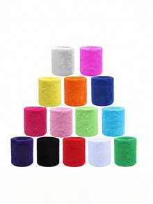 Custom Sports Wristbands, Custom Name Wristbands, Moisture-Wicking Wristbands For Women, Customizable Name, Suitable For Tennis, Basketball, Running, Yoga, Gym, Fitness Accessories, Exquisite, Simple, High-Quality Customization, Multi-Color - Multicolor - View 5