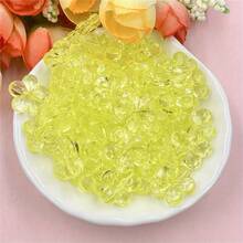 50Pcs/14mm Transparent Blossom Beads Flower Beads Acrylic Beads Loose Beads Pen Beads For DIY Ballpoint Pen Necklaces Mobile Phone Chains Clothing Bags Jewelry Supplies Decorative Beads Accessories - 50 chiếc - Xem 9