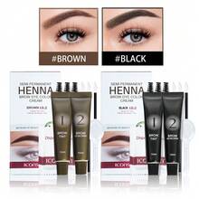 ICONSIGN 二合一眉毛凝胶染色剂，15ml+15ml，防汗，持久，自然立体效果，适合狂野眉毛