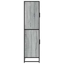 Highboard Grey Sonoma 68x35x139 Cm Engineered Wood